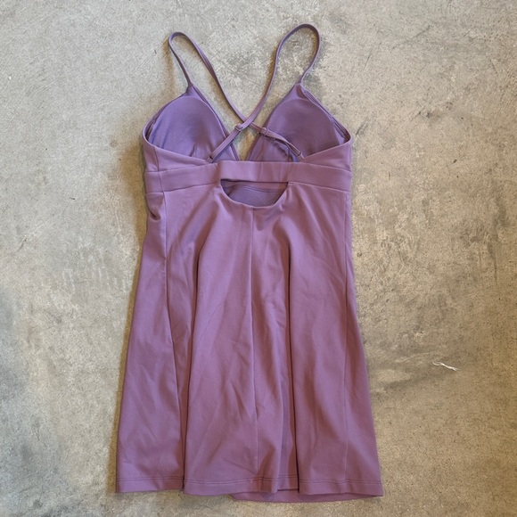 ALO Yoga Lavender Crossback Athletic Dress - Picture 6 of 6